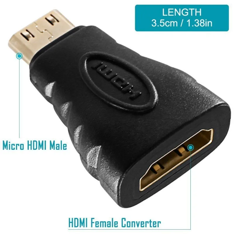 4 шт. HDMI Женский к Micro/Mini адаптер + USB OTG конвертер для ПК планшета проектор камера U