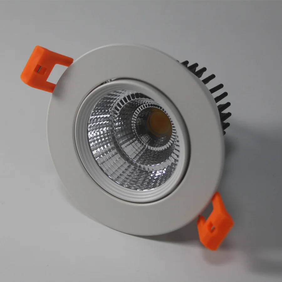 

FantasyIsland Recessed LED Modern Waterproof Downlight Angle Adjustable Built-in LED Spot Light AC85-265V 7W For Indoor Lighting