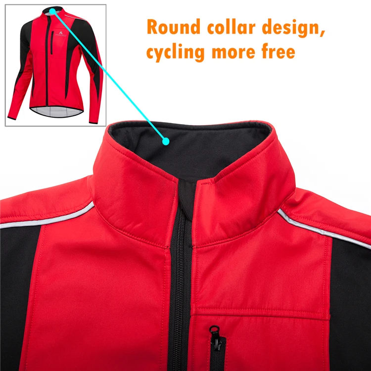 Теплая куртка для велосипедного спорта, зимняя теплая одежда, ветрозащитная Водонепроницаемая велосипедная куртка, верхняя одежда для активного отдыха, кемпинга, бега