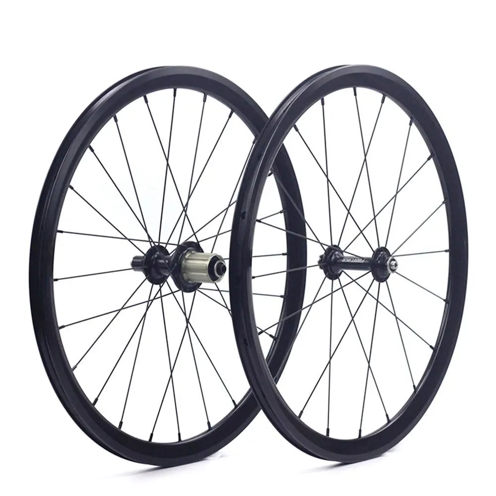 Silverock 2" 1 1/8" 451 406 сплав Minivelo колеса XR270 100 мм 130 мм обода V тормоза для складывания лежачего велосипеда мини velo колеса - Цвет: 451fastrace hub