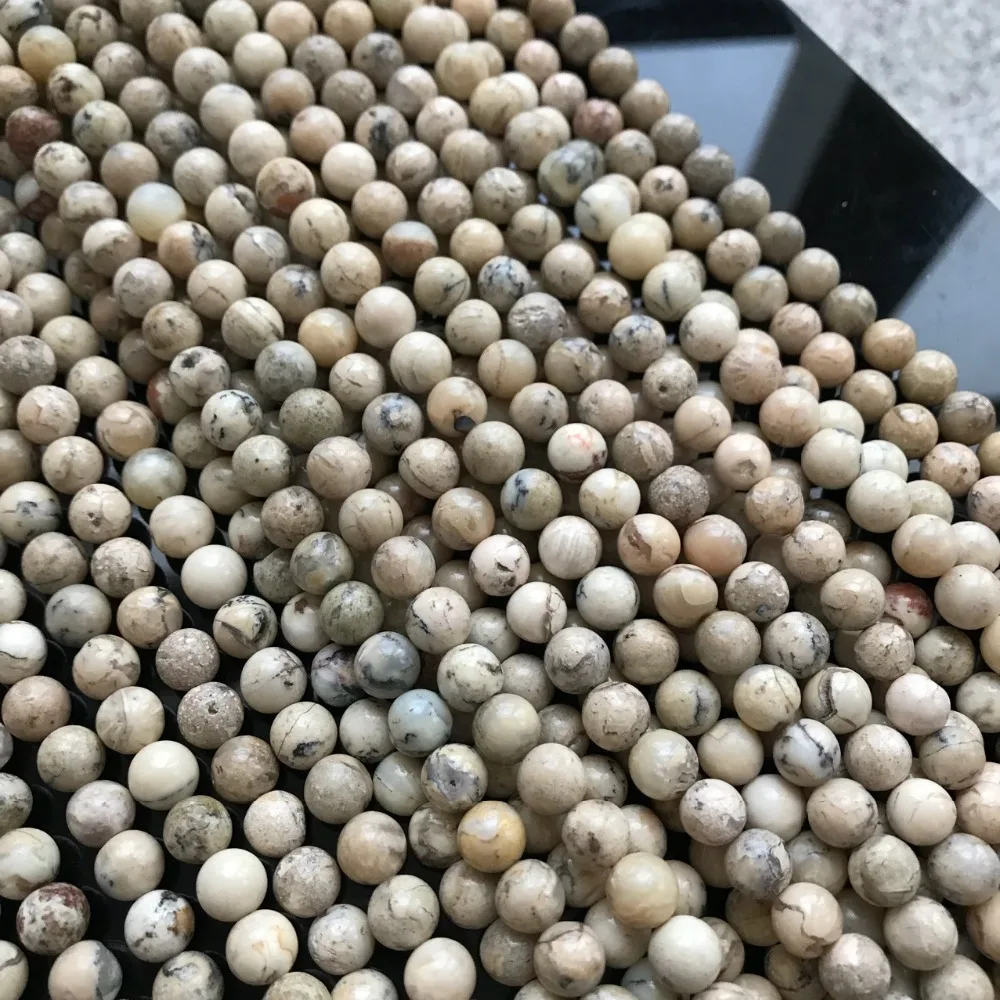 

100% Natural stone African Opal Beads Round Loose Stone Beads For DIY Jewelry Making Bracelet Necklace Accessories 6/8/10mm