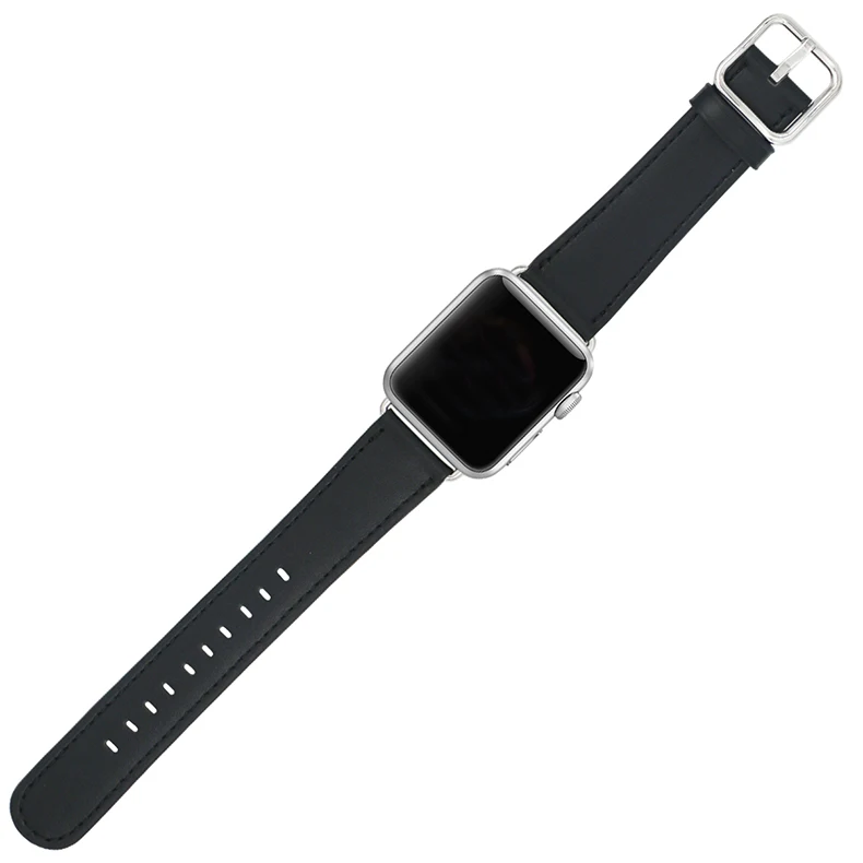 Кожаный ремешок для мм apple watch band 42 мм 38 мм 40 мм 44 мм нержавеющая сталь металлическая пряжка ремень браслет для iwatch серии 4/3/2/1