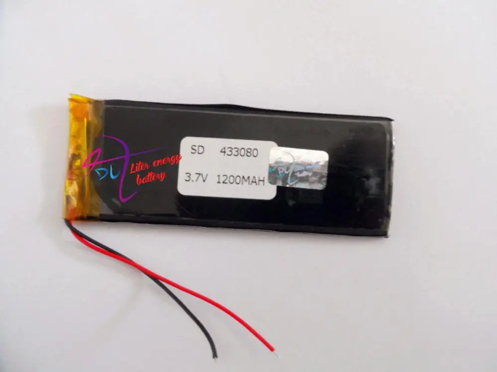 

best battery brand Wholesale 433080 3.7V 1200mah Lithium polymer Battery with Protection Board For GPS Bluetooth Digital Product