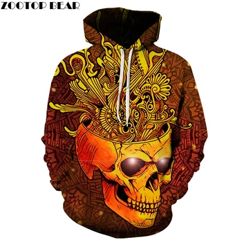 

Skull Family Printed Sweatshirts Men Hoodies Mens Hoody 3d Autumn Pullover Anime Tracksuit Streetwear Coat Drop Ship ZOOTOP BEAR