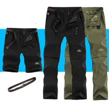 Открытые летние спортивные быстросохнущая Брюки для девочек Для мужчин кемпинг Рыбалка треккинг Пеший Туризм мужской съемный тонкий дышащий Мотобрюки P35
