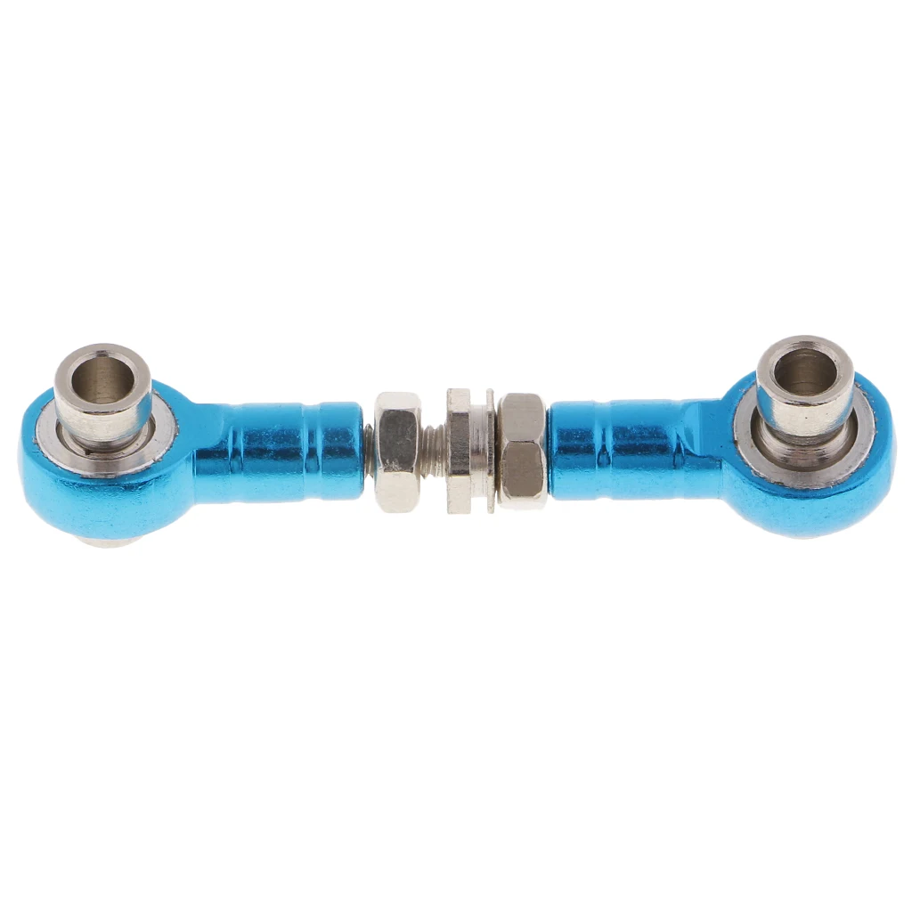 Blue Servo Linkage Pulling Steering Rods Arms for RC HSP 94101 94102 94103 94122 94123