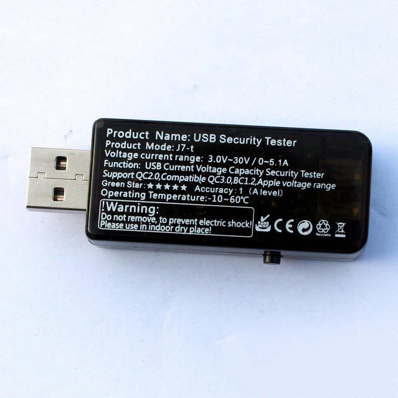 Цифровой USB измеритель напряжения тока зарядный детектор Амперметр мобильный тестер мощности питания для USB зарядное устройство power Bank вольтметр