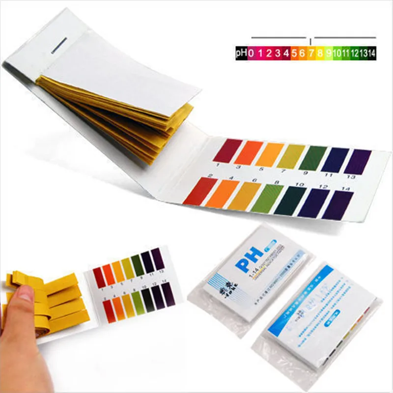 160pcs PH1 14 Litmus Test Urine Saliva Tester Test Paper Strips Scale
