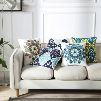 

3D Pattern Decorative Cushion Covers Pillow Cover Pillowcase Throw Pillow Case Sofa Car Home Cushion Cover 45x45cm Home Decor