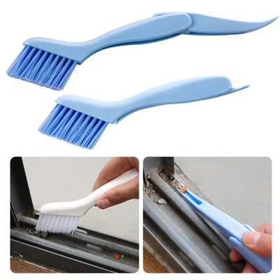 

2pcs/set Cleaning Brush for Window Groove Cranny Household Keyboard Home Kitchen Folding Brush Cleaning Tool