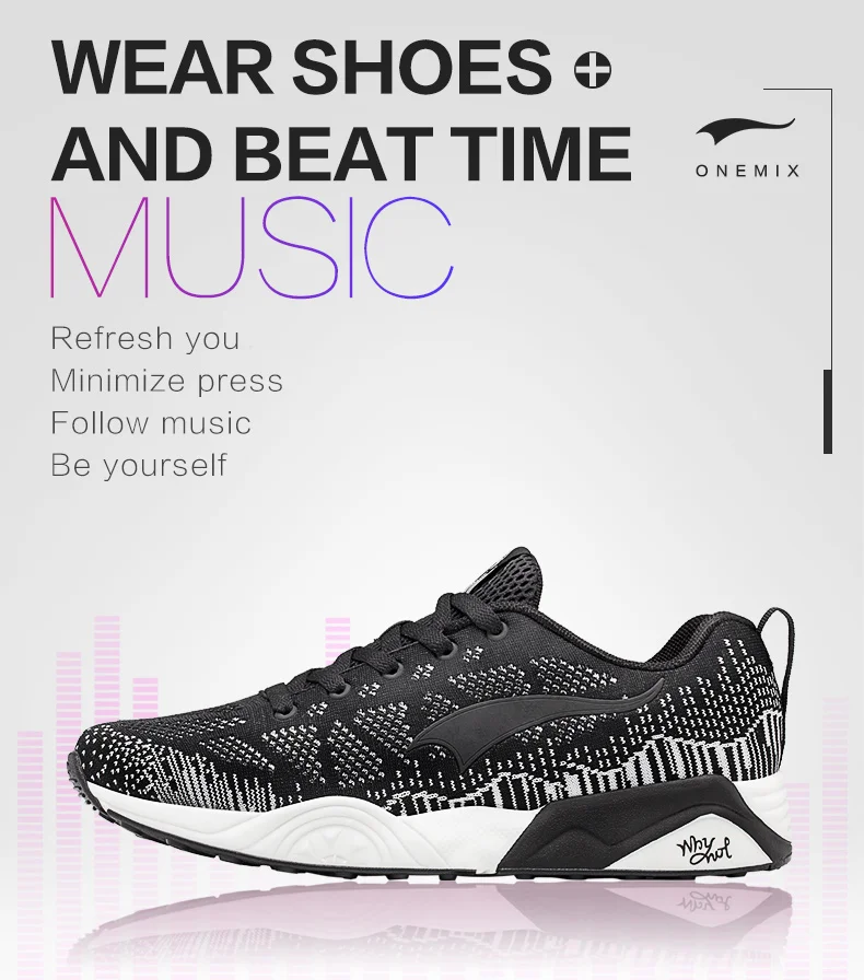 Новое поступление, мужские кроссовки onemix в классическом стиле, светильник, дышащие спортивные кроссовки для ходьбы, уличная спортивная обувь для бега