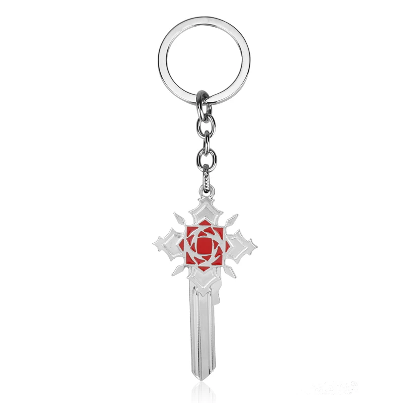 

Fashion Jewelry Hot Anime Vampire Knight Keychain Rose Key Ring Holder Chaveiro Keychain for Friend Gift -50