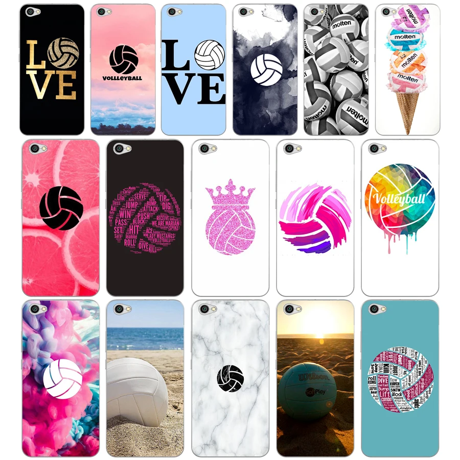 

288H Volleyball Sports cell Silicone Soft Tpu Cover phone Case for xiaomi redmi 4a 6a 4x note 5a pro mi a1