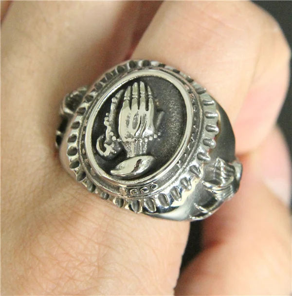 Крутое Стильное кольцо с короной из нержавеющей стали, мужское серебряное Золотое модное байкерское Стильное кольцо с летающими голубями