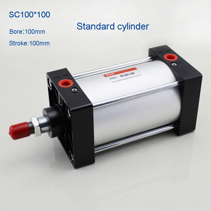 SC100*100 Standard air cylinders with 100mm bore and 100mm stroke /SC100-100 single rod double acting pneumatic cylinder ot8008 100