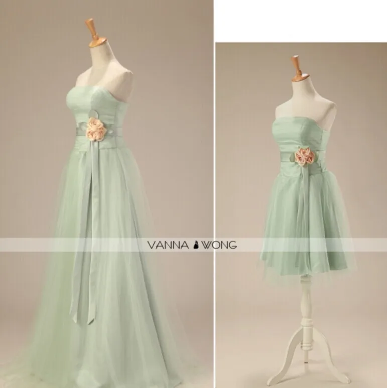 green dress with yellow flowers