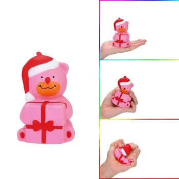 

Wholesale Cute Kawaii Cartoon Deer big Squishy Bear jumbo Toys Slow Rising Cream Scented Squeeze Toys Novelty Antistress Gift