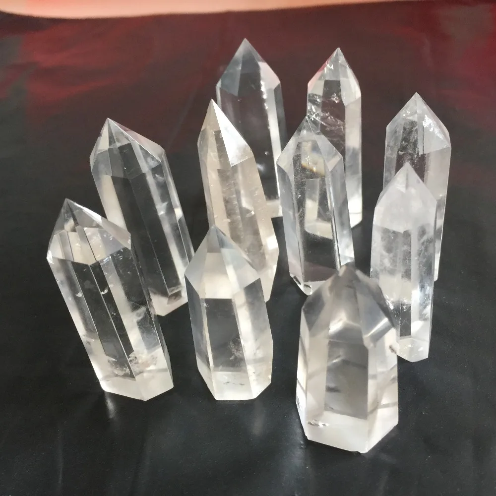 2.36-2.76'' Rare Natural Healing Quartz Wand Clear Crystal Points Cure Gem 1PC 