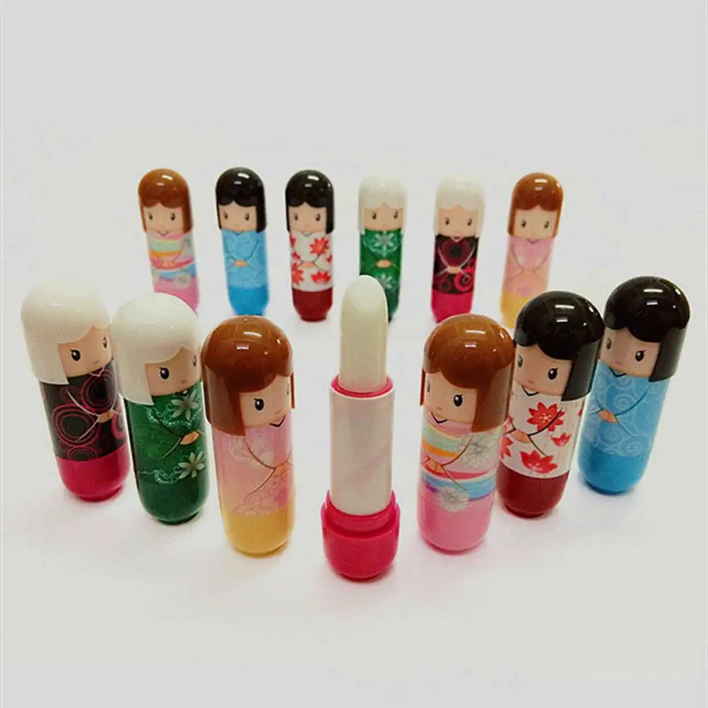 Каваи кимоно кукла макияж бальзам для губ профессиональные косметические инструменты