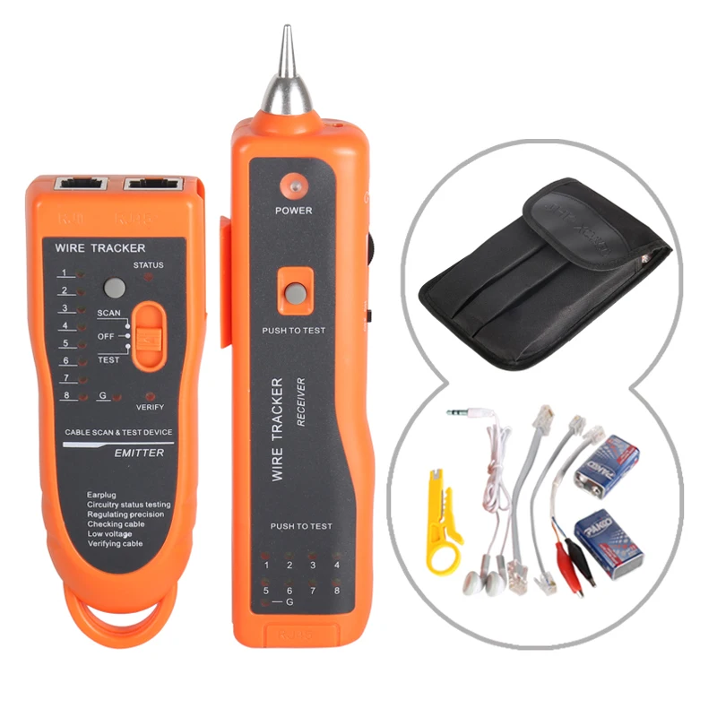 RJ11 RJ45 Cat5 Cat6 тестер для телефонного кабеля Тонер-детектор локальной сети Ethernet кабельный тестер детектор линии Finder