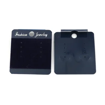 

DoreenBeads PVC Jewelry Earrings Display Card Rectangle Deep Blue Velvet Fabric 51mm(2") x 45mm(1 6/8"), 50 Sheets