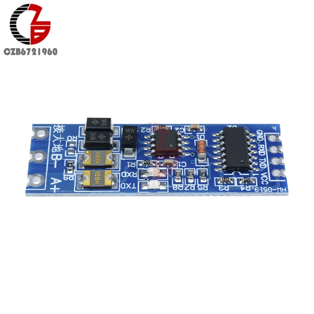 DC 3 V 5V RS485 к TTL преобразователь модуль стабильный UART серийный порт анти помех гром