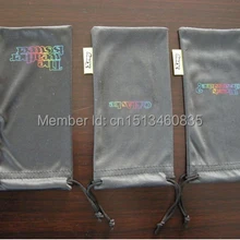 100 шт/партия CBRL 9*17 см очки Сумки и мешочек для очков/Ipone 4S, различные цвета, размер можно настроить