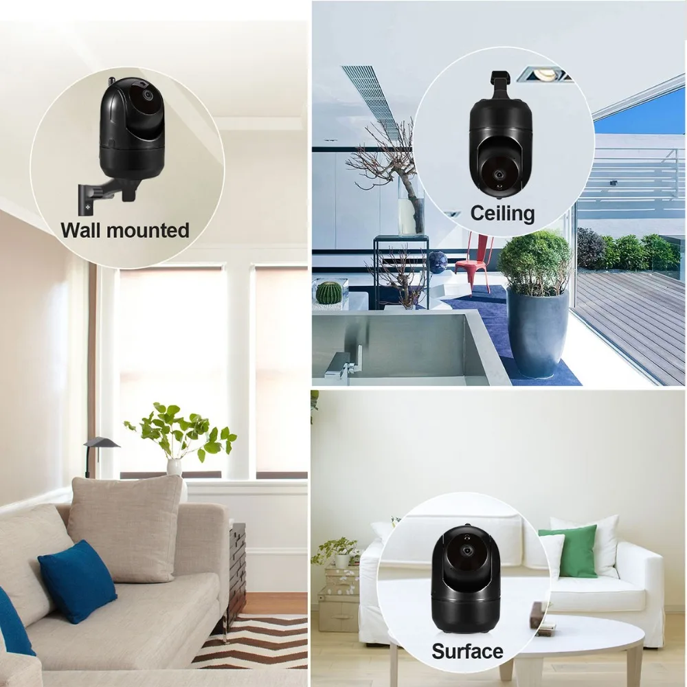 1080 P IP Камера домашнего видеонаблюдения камера с автоматическим отслеживанием PIR детектор сетевая камера с WiFi Беспроводной CCTV Камера YCC365