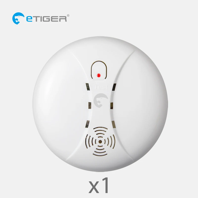 D5A Wireless Fire Protection Smoke Detector Portable Alarm Sensors For Home Security Alarm System In Our Store