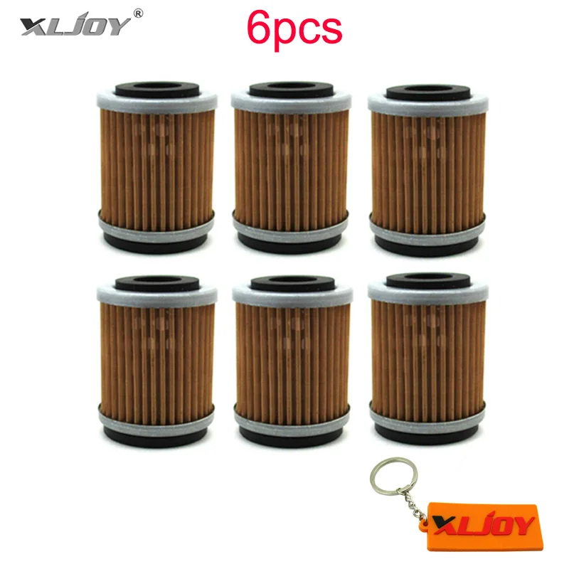 6x Oil Filter For Yamaha ATV YFM350R RAPTOR 350 YFM 400 350FW Big Bear