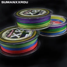 100 м многоцветный океан Рок Рыбалка 8 нитей Япония многослойная Леска провода Spectra 100 м PE леска супер Pe линия TJZ