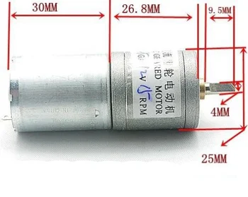 

DC 12V 200RPM 25GA 35mA High Torque Electric Gear Box Motor 25MM 0.35A NEW