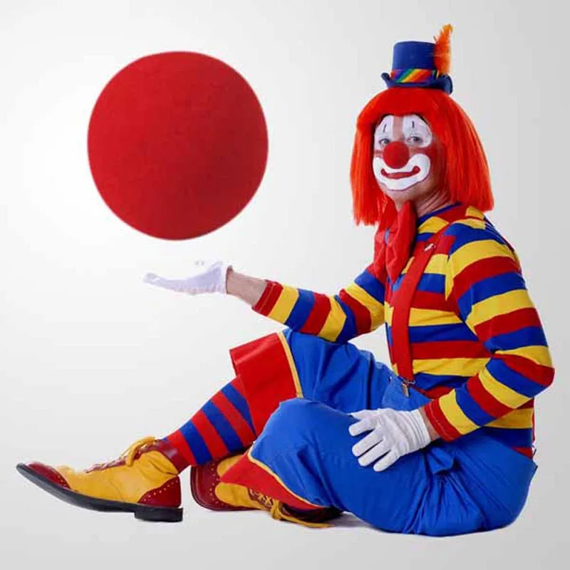 

Masquerade Party Sponge Ball Red Clown Magic Nose For Birthday Party and Halloween and Christmas Special Props Clown nose