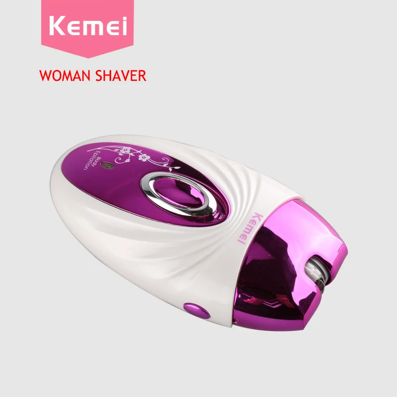KEMEI 3 в 1 Многофункциональный эпилятор для женщин Депиляция Depilador Feminino Женская бритва перезаряжаемая фиолетовая бритва бикини триммер