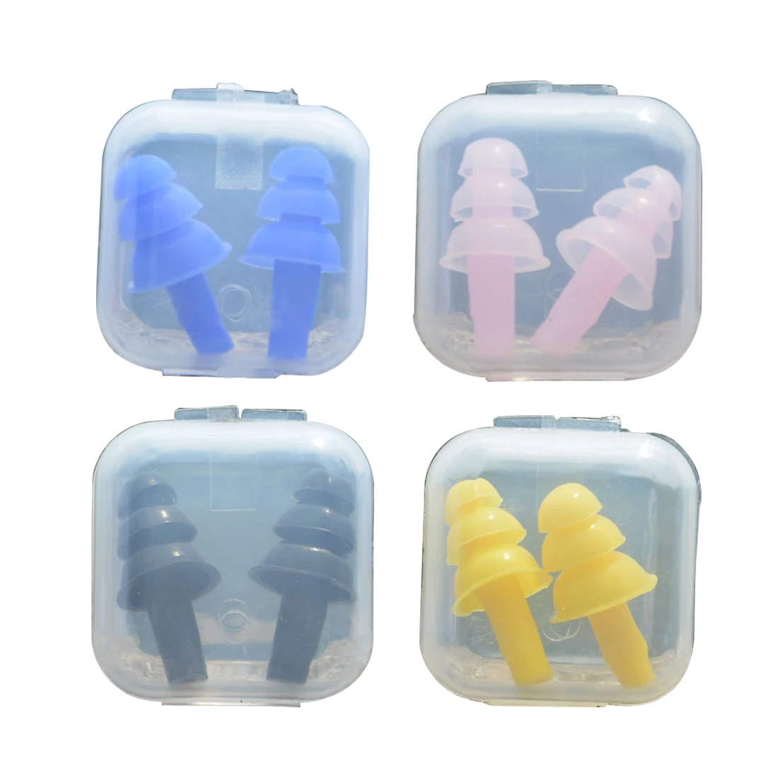 

Marsnaska Spiral Solid Soft Silicone Ear Plugs Ear Protection Sound Insulation Anti Noise Snoring Sleeping For Noise Reduction