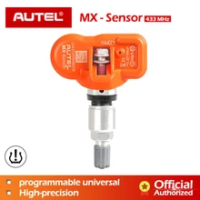 AUTEL Sensor MX-Sensor TPMS 433MHz Sensor For Tire Pressure Universal MX-Sensor 433MHz Programmer work with AUTEL Maxitpms TS601