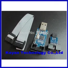 2 шт = 1 шт YS-38 USBASP USB AVR программатор для Atmel USB ASP USBISP ISP загрузчик+ 1 шт 10PIN на 6PIN адаптер