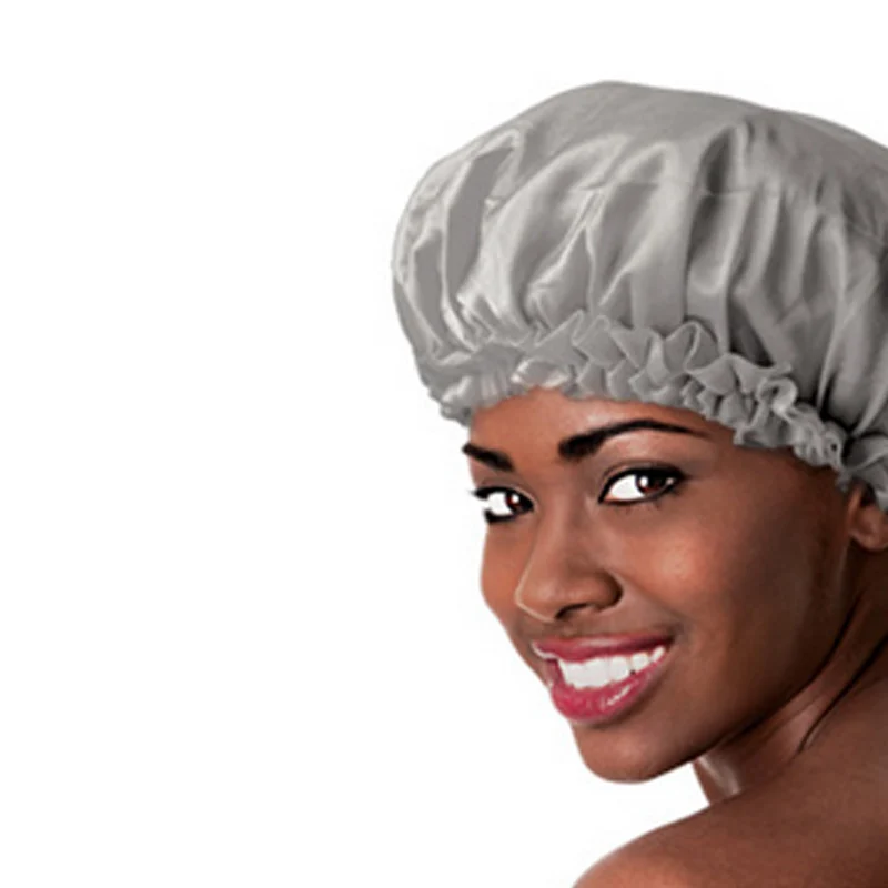 New Sleeping Hat Night Sleep Cap Hair Care Satin Bonnet Caps Nightcap For Women Men Unisex MH88