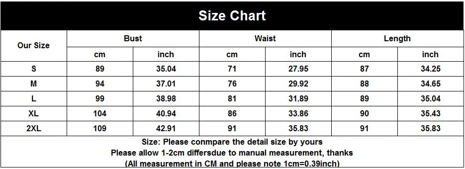 419 SIZE CHART