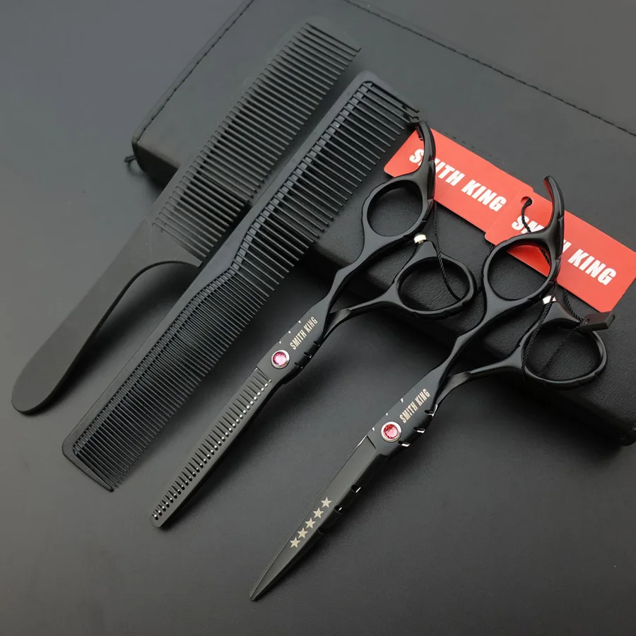 6 дюймов Профессиональные Парикмахерские ножницы набор, ножницы для резки и филировочные ножницы парикмахерские ножницы профессиональное качество