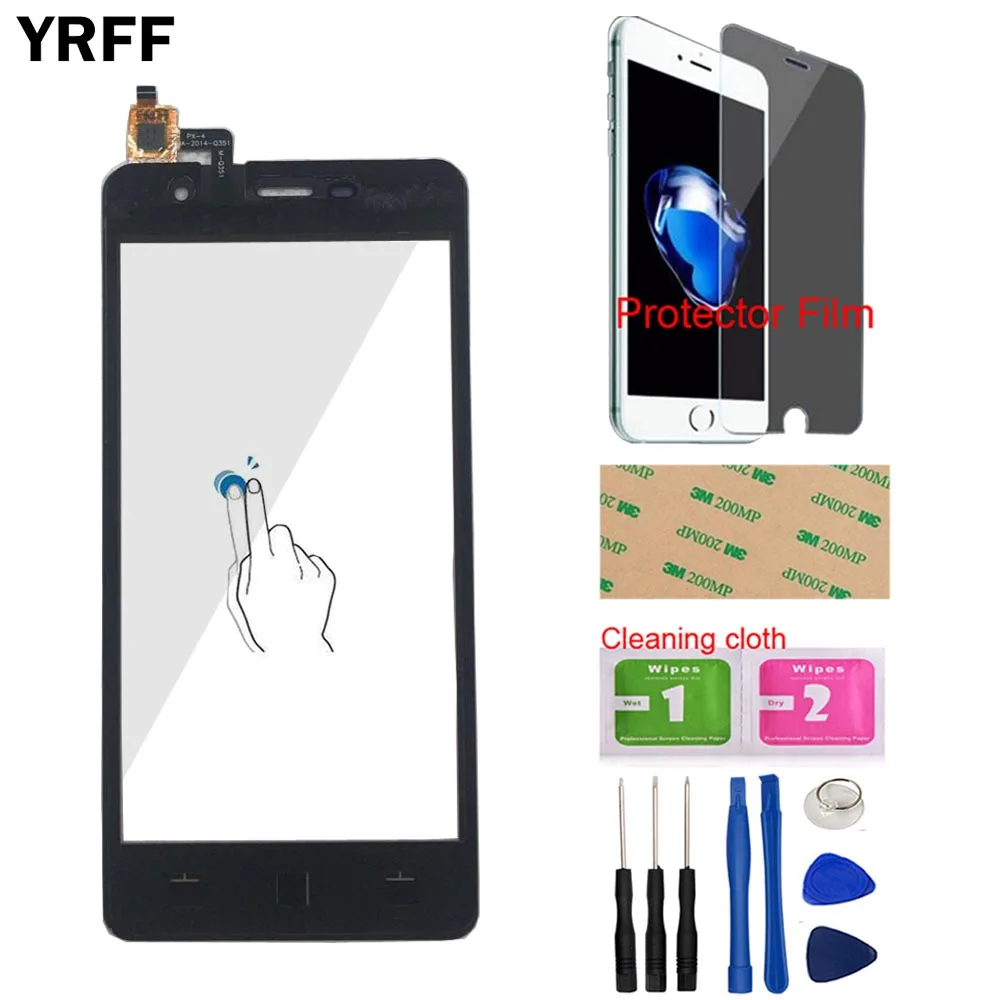 

Touch Screen Digitizer Panel For Micromax Q351 Touch Screen Panel Lens Sensor Touchscreen Front Glass Tools Protector Film