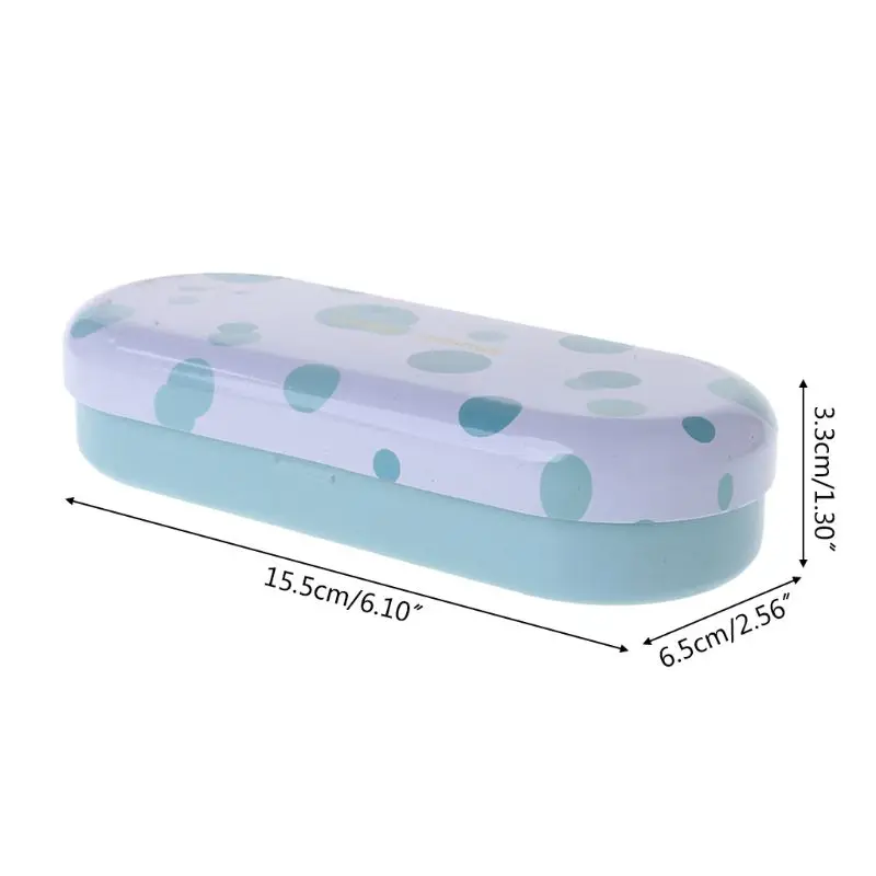 Мультяшное свежее стекло es коробка для глаз стеклянный чехол держатель для очков для хранения линз солнцезащитное стекло es Защитное стекло для чтения для девочек из твердого металла