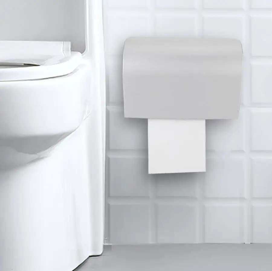 

Wall Mounted Waterproof Toilet Paper Holder Tissue Box Bathroom toilet paper Storage Box Hotel Roll Paper Wall Hanging Rack