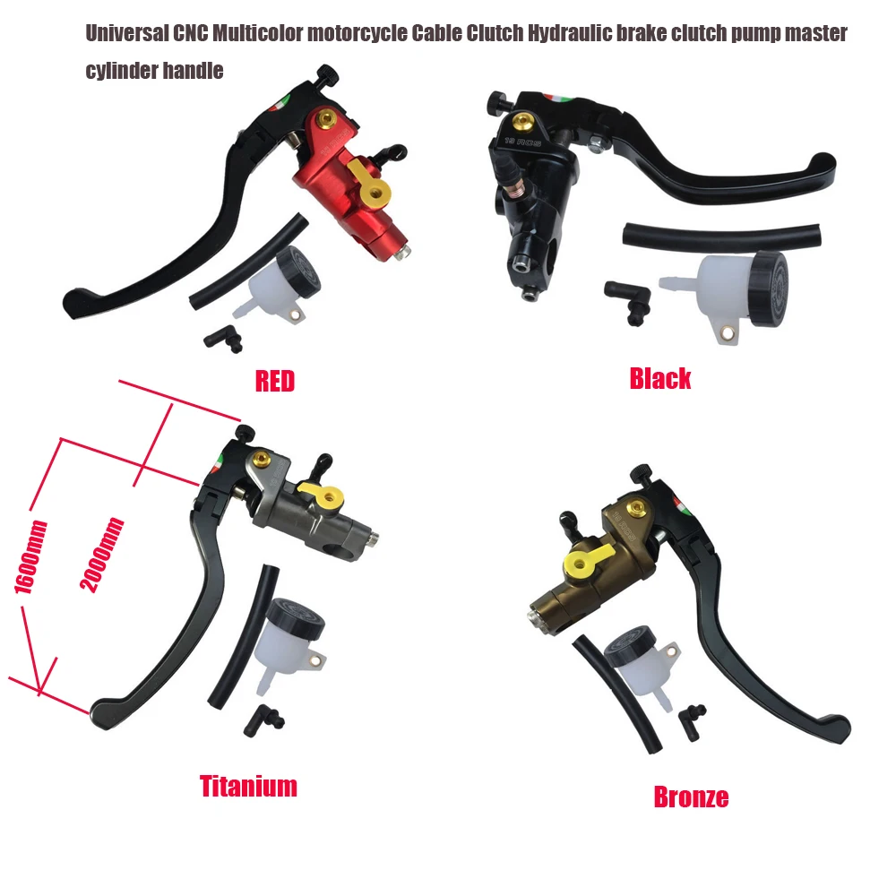 Universal CNC Multicolor Motorcycle Cable Clutch Hydraulic Brake Clutch
