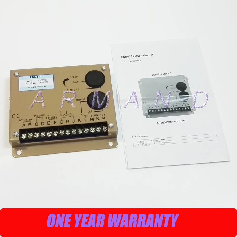 

Generator Electronic Governor System ESD5111 Speed controller mechanical engine governor