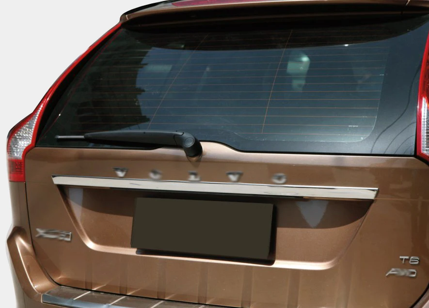 

KOUVI Car styling chrome stainless steel trunk lid cover trim for 2010 2011 2012 volvo xc60 accessories