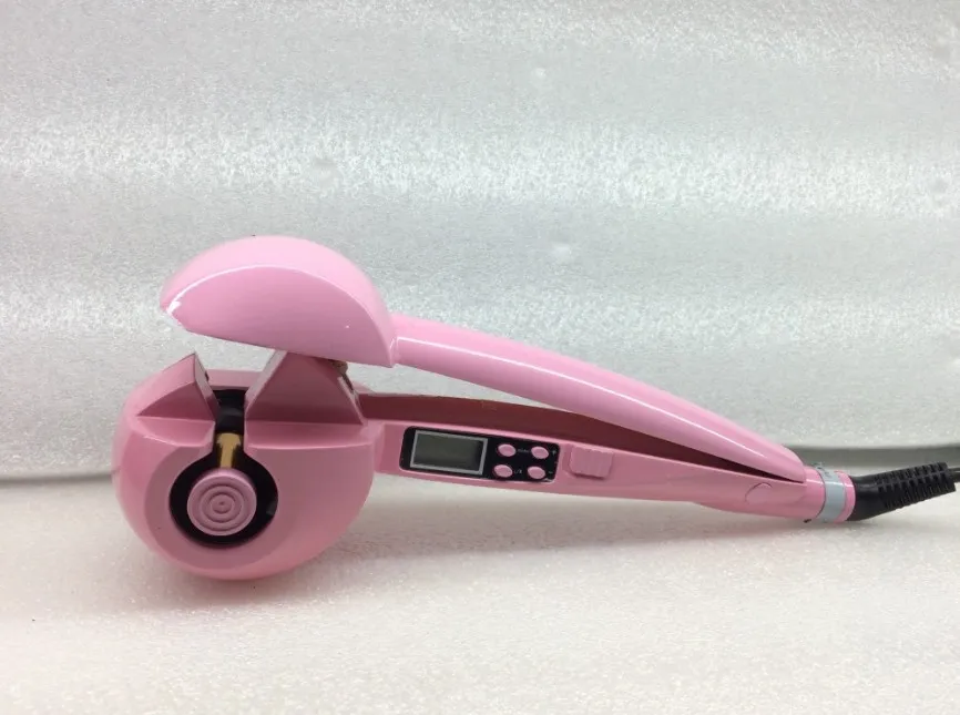 

LCD Hair Curler Heating Hair Styling Tools Automatic Hair Curling Iron Roller Curling Wand EU US Plug Free Shipping Ceramic Wave