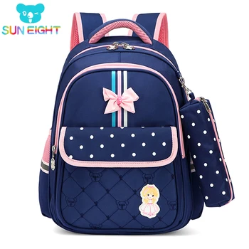 Kindergarten Kids Backpack School Bags For Girls School Bags Children Travel Backpack Crossbow Pink Kids Bag 1