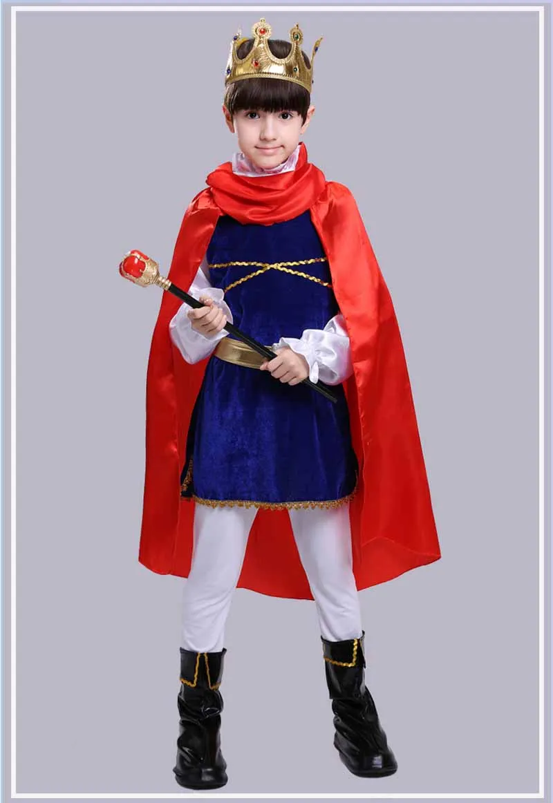 Adult & Children's New Year's Costumes Prince Costume Luxury King Costumes Boys Male Cosplay Halloween Kingdom Costume Big Size Adult & Children's New Year's Costumes Prince Costume Luxury King Costumes Boys Male Cosplay Halloween Kingdom Costume Big Size