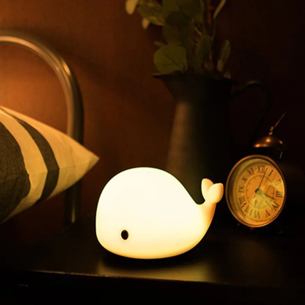 Creative Cartoon Night Light Colorful LED USB Charging Bedroom Bedside Warm Hand Pat | Освещение